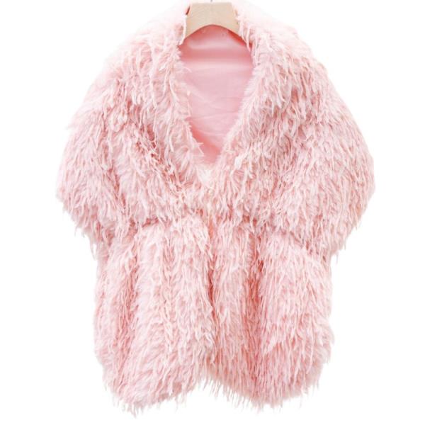 FAUX FUR SHAWL SCARF