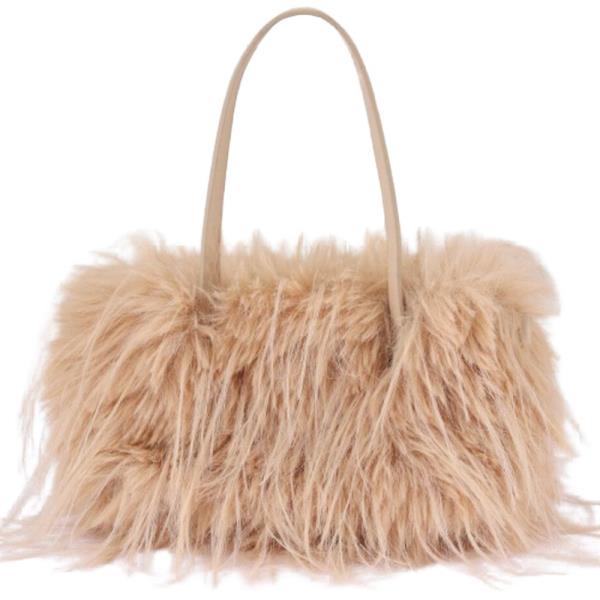 FAUX FUR MINI BAG