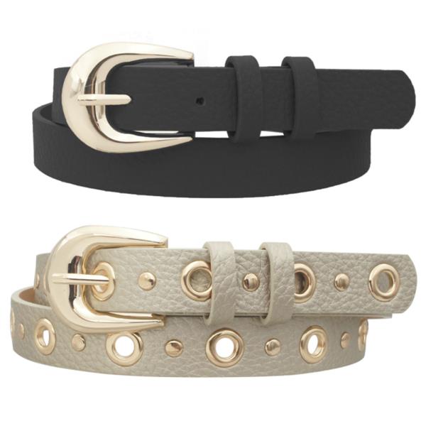 PLUS SIZE METAL BUCKLE 2 PC SET