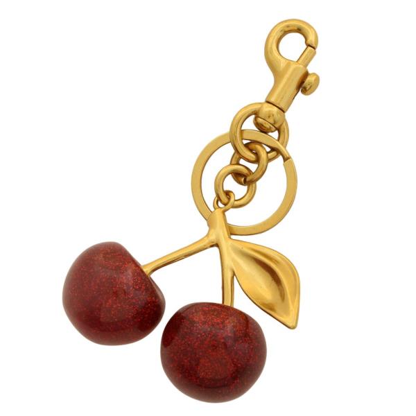 SODAJO RUSTIC CHERRY KEYCHAIN