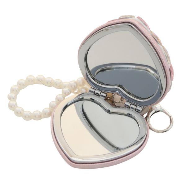 HEART TEARDROP STONE KEYCHAIN WITH PEARL