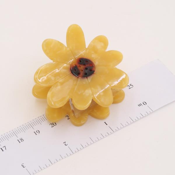 FLOWER HAIR CLAW JAW CLIP