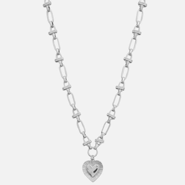 HEART PENDANT METAL NECKLACE