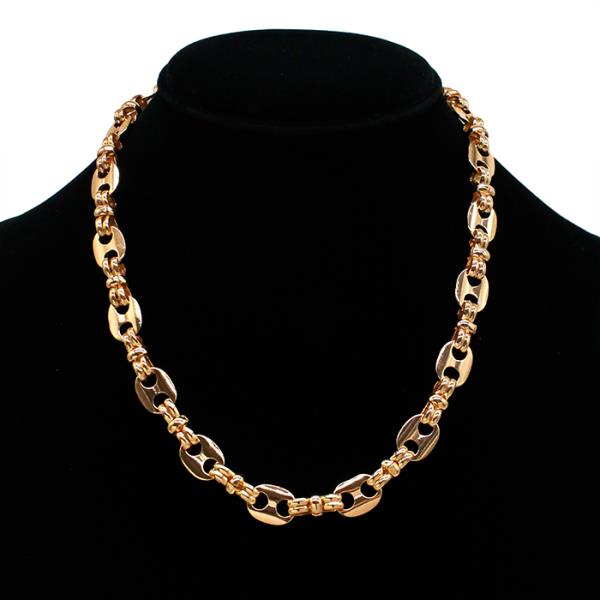 SECRET BOX 14K THIN PIG NOSE CHAIN NECKLACE