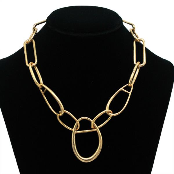 SECRET BOX 14K GOLD DIPPED BIG CHAIN NECKLACE