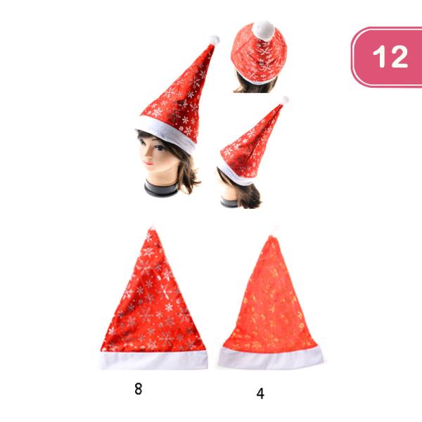 SNOWFLAKE CHRISTMAS HAT (12 UNITS)