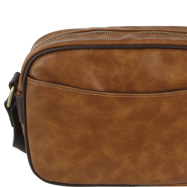 ROUNDED ZIPPER CROSSBODY BAG