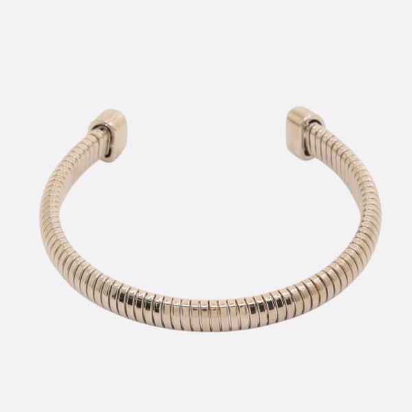 SODAJO LINED CUFF GOLD DIPPED BRACELET