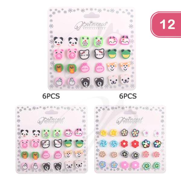 ASSORTED EARRING SET (12 UNITS)