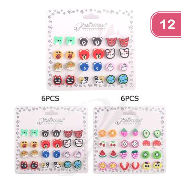 ASSORTED EARRING SET (12 UNITS)