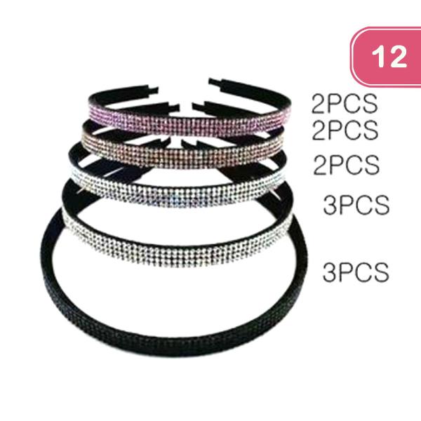 RHINESTONE HEADBAND (12 UNITS)