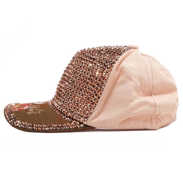 NICOLE LEE RHINESTONE CROWN CAP