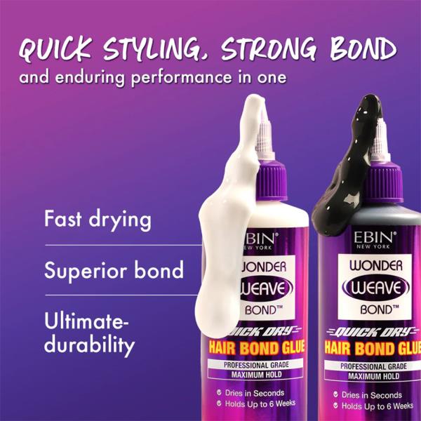 EBIN WONDER WEAVE BOND HAIR BOND GLUE CLEAR 120ML