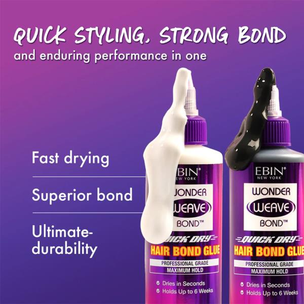 EBIN WONDER WEAVE BOND HAIR BOND GLUE BLACK 60ML