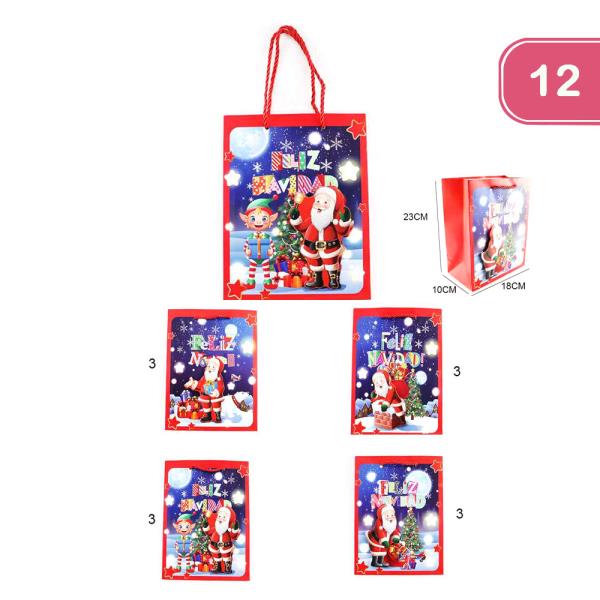 FELIZ NAVIDAD GIFT BAG (12 UNITS)