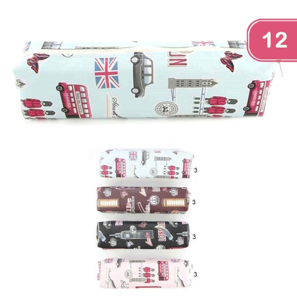 LONDON PENCIL POUCH (12 UNITS)