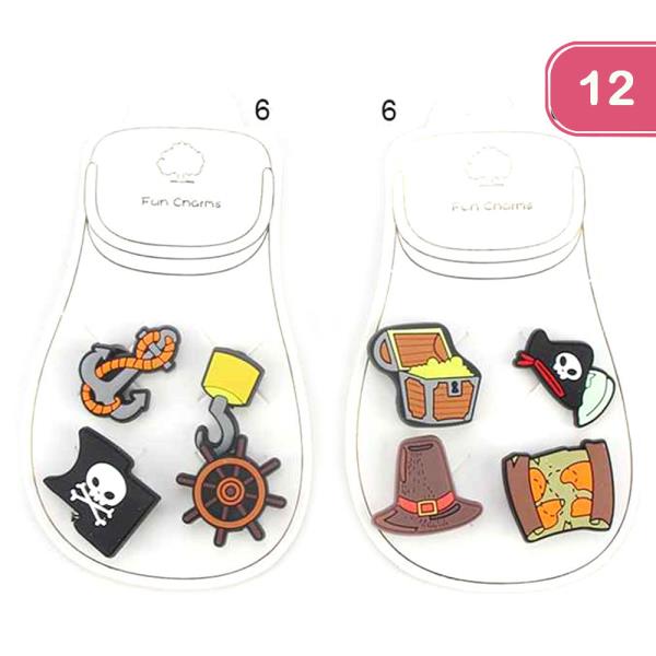 PIRATES SHOE CHARM (12 UNITS)