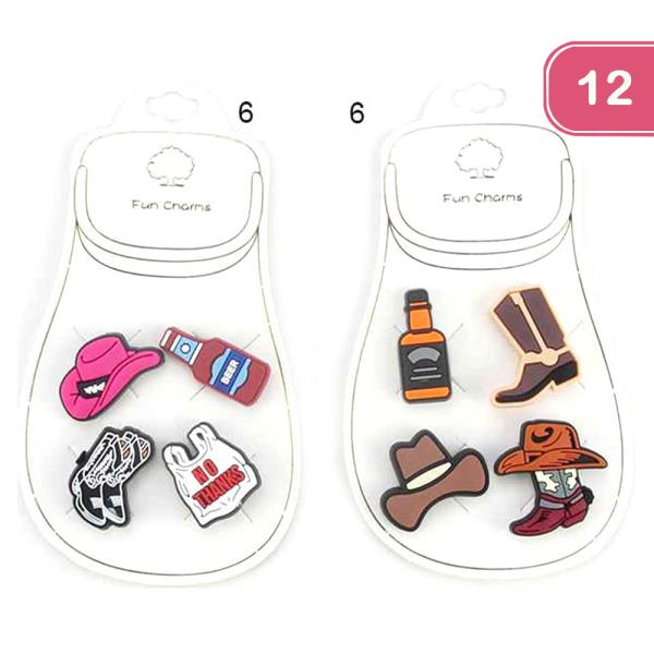 WESTERN SHOE CHARMS (12 UNITS)