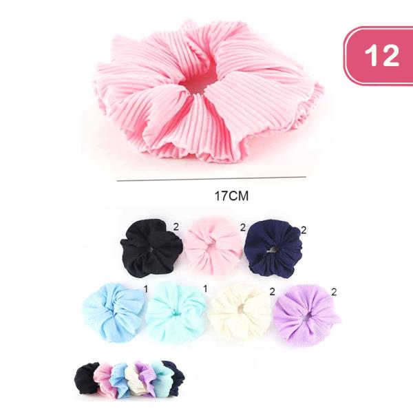 FELT HAIR SCRUNCHIE (12 UNITS)