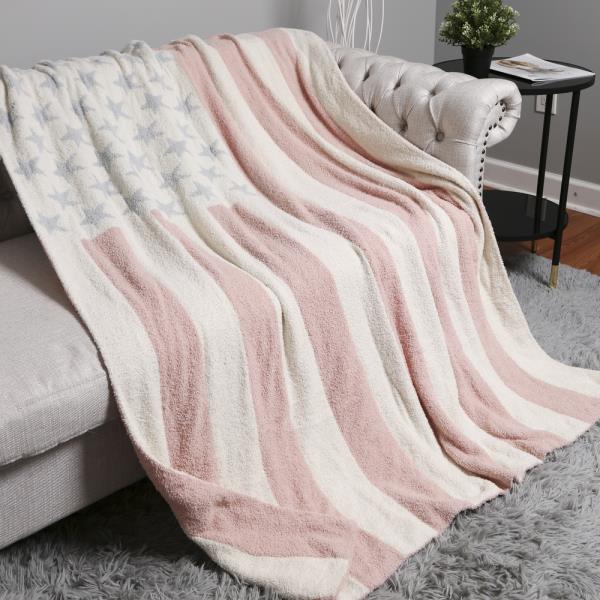 AMERICAN FLAG THROW BLANKET