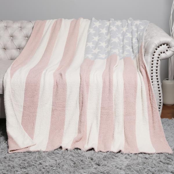 AMERICAN FLAG THROW BLANKET