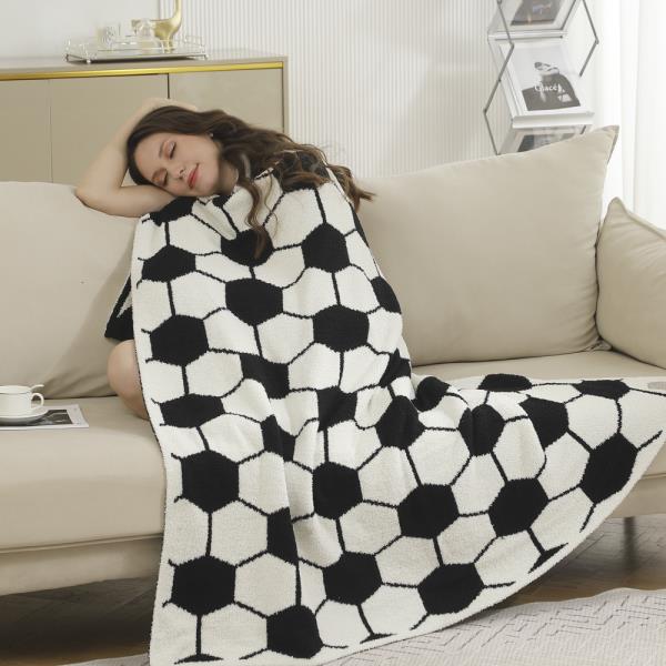 SOCCER THROW BLANKET