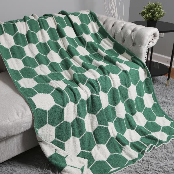 SOCCER THROW BLANKET