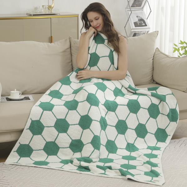 SOCCER THROW BLANKET