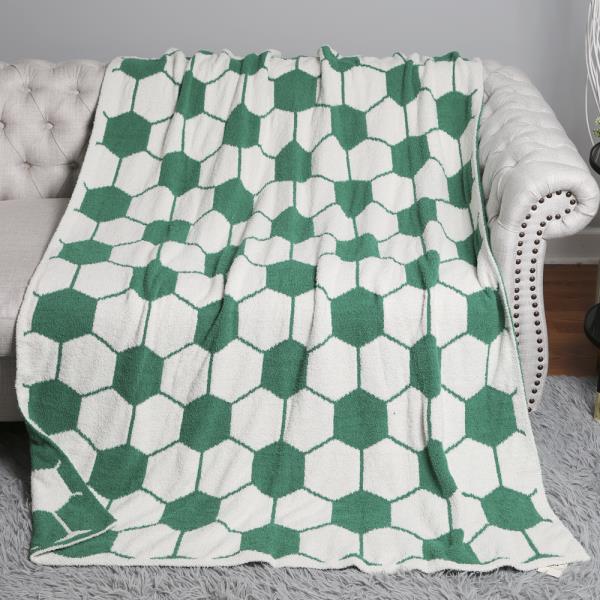 SOCCER THROW BLANKET