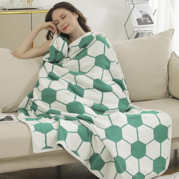 SOCCER THROW BLANKET