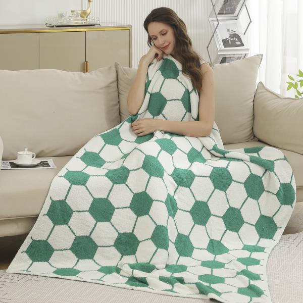 SOCCER THROW BLANKET