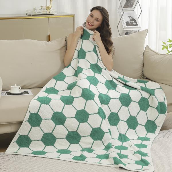 SOCCER THROW BLANKET