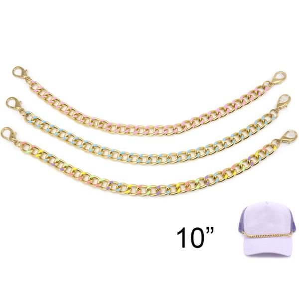 METAL MULTI CHAIN HAT CHAIN SET