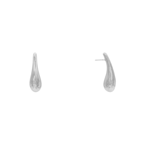 METAL TEARDROP POST EARRING