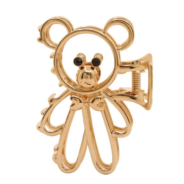 SODAJO TEDDY BEAR METAL CLAW HAIR CLIP