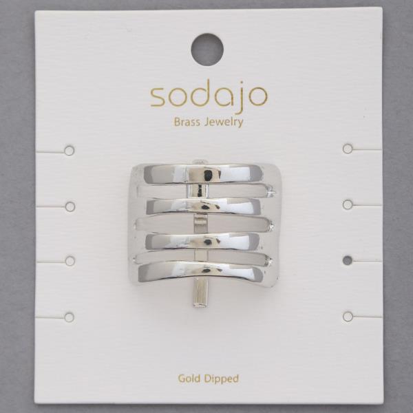 SODAJO LINED CUFF GOLD DIPPED HAIR PIN