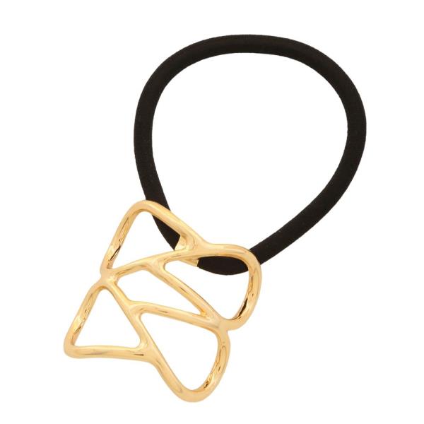 SODAJO GEOMETRIC SHAPE METAL HAIR TIE