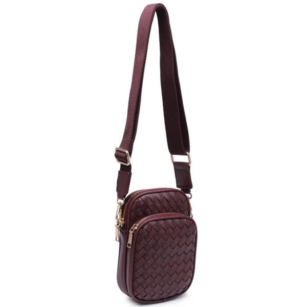 CELESTE WOVEN CROSSBODY BAG