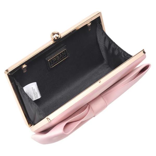 BOW DETAIL TOP CLASP BELLE EVENING BAG