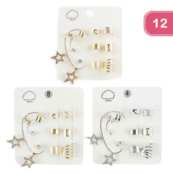 ASSORTED EARRING SET (12 UNITS)