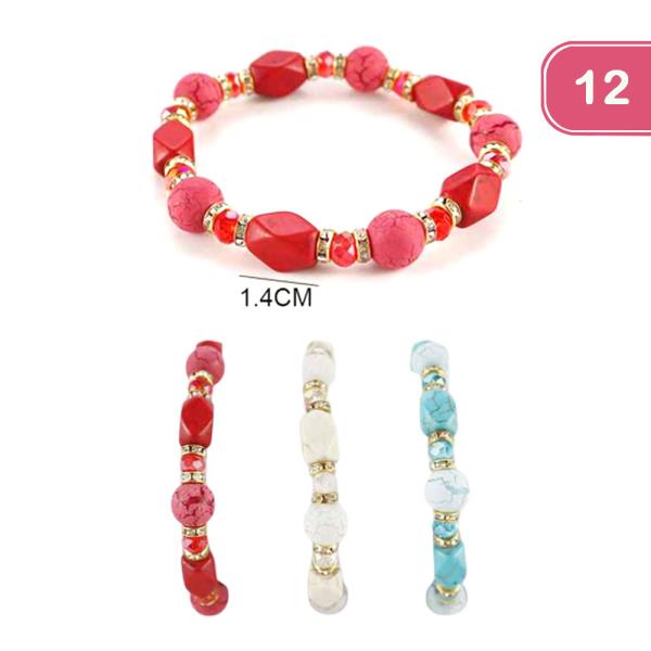 BEADED BRACELET (12 UNITS)