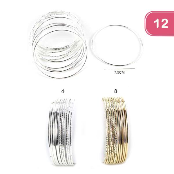 BANGLE BRACELET (12 UNITS)