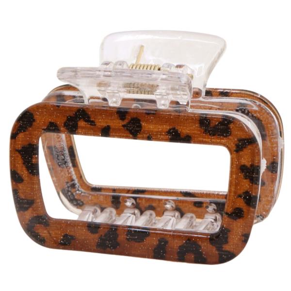 RECTANGLE HAIR CLAW JAW CLIP