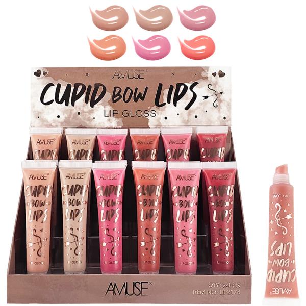 AMUSE CUPID BOW LIPS LIP GLOSS (24 UNITS)