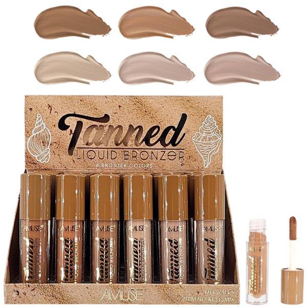 AMUSE TANNED LIQUID BRONZER (24 UNITS)