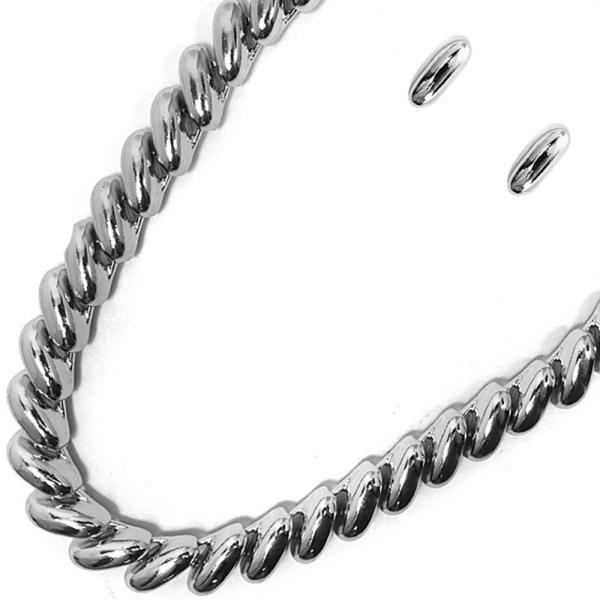 METAL NECKLACE EARRING SET
