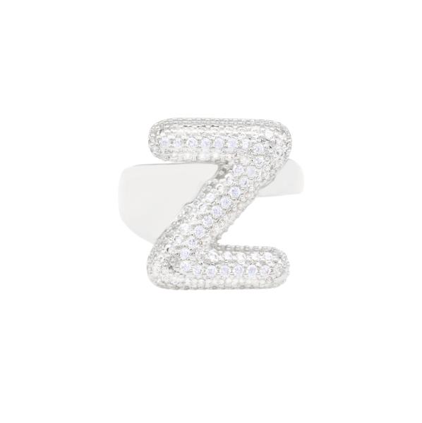 MICRO-PAVE CUBIC ZIRCONIA INITIAL RING