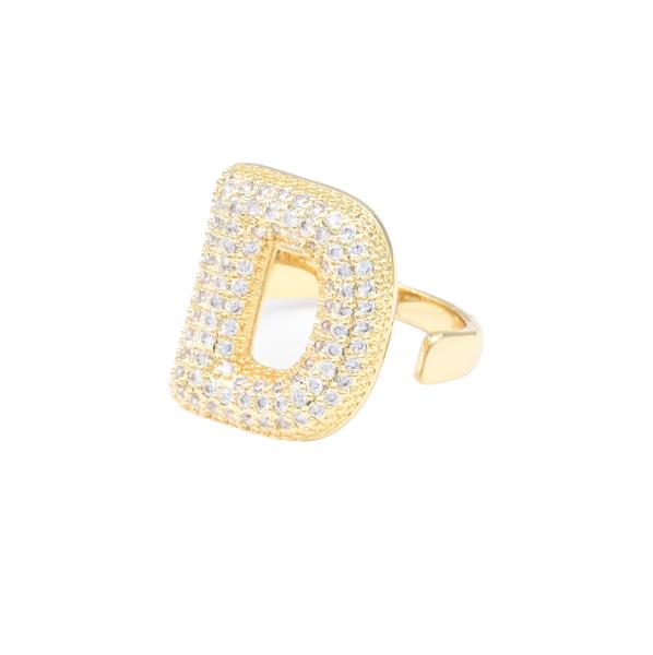 MICRO-PAVE CUBIC ZIRCONIA INITIAL RING