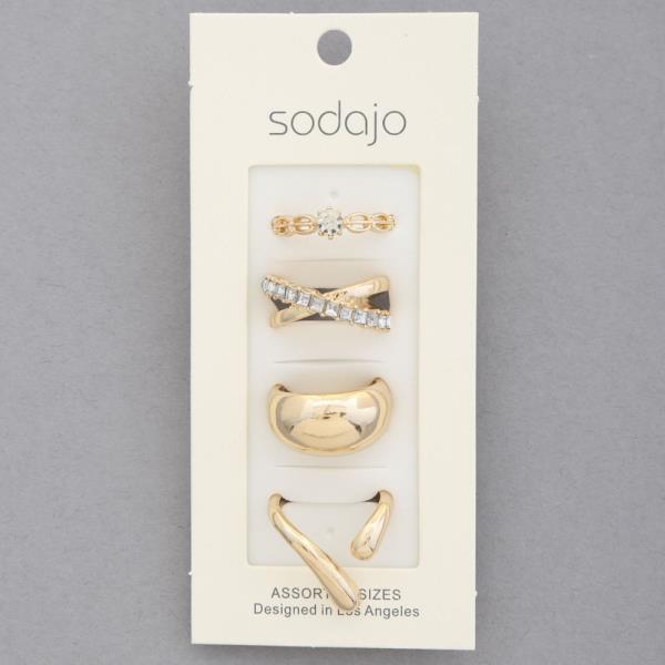 SODAJO ASSORTED RING SET