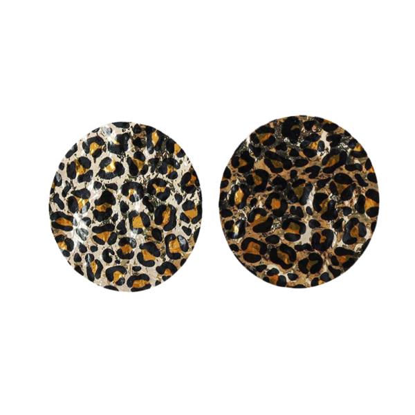 LEOPARD METAL EARRING